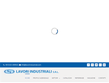 Tablet Screenshot of lavoriindustriali.com
